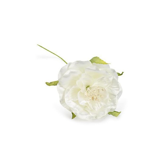 FIORE GRANDE CON PISTILLI CM7 PANNA